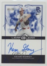 2015 Leaf Ultimate Draft Perfect Game Clear Blue 3/25 Kevin Gowdy Auto 3lz