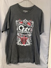 Ozzy Osbourne Crown Skull Logo graphic T-shirt Size XXL BR2044