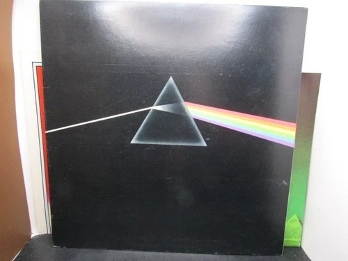 PINK FLOYD Dark Side Of The Moon 1973 VINYL LP w 2 Posters 2 Stickers US Harvest