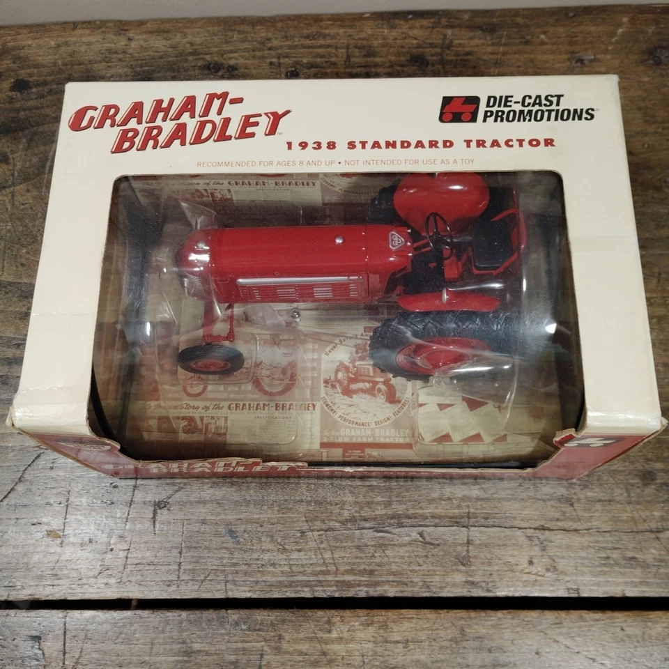 Graham Bradley Diecast Tractor 1938 Standard Die-Cast Promotions Box Toy Red - Image 2 of 4
