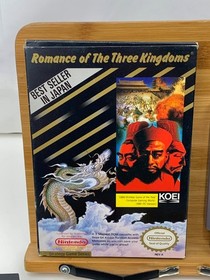 1989 Nintendo NES Game - Romance of the Three Kingdoms Box Sleeve Manual Insert