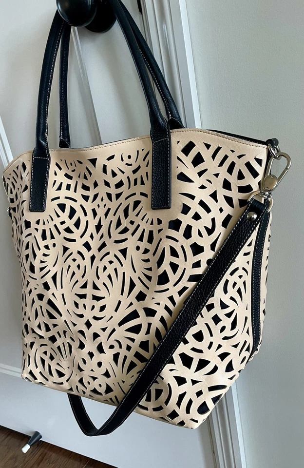 Bolso Bandolera/Hombro de Cuero Italiano Claudia Firenze Hecho en Italia Foto 3 de 4