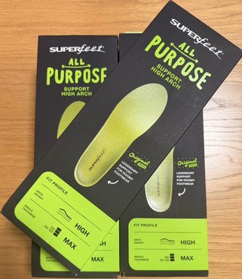 Superfeet All Purpose Support High Arch Foam Shoe Insoles MPN 1410