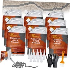 Concrete Crack Filler, 9Packs Premium Concrete Crack Sealant, 9Pack9.9LB