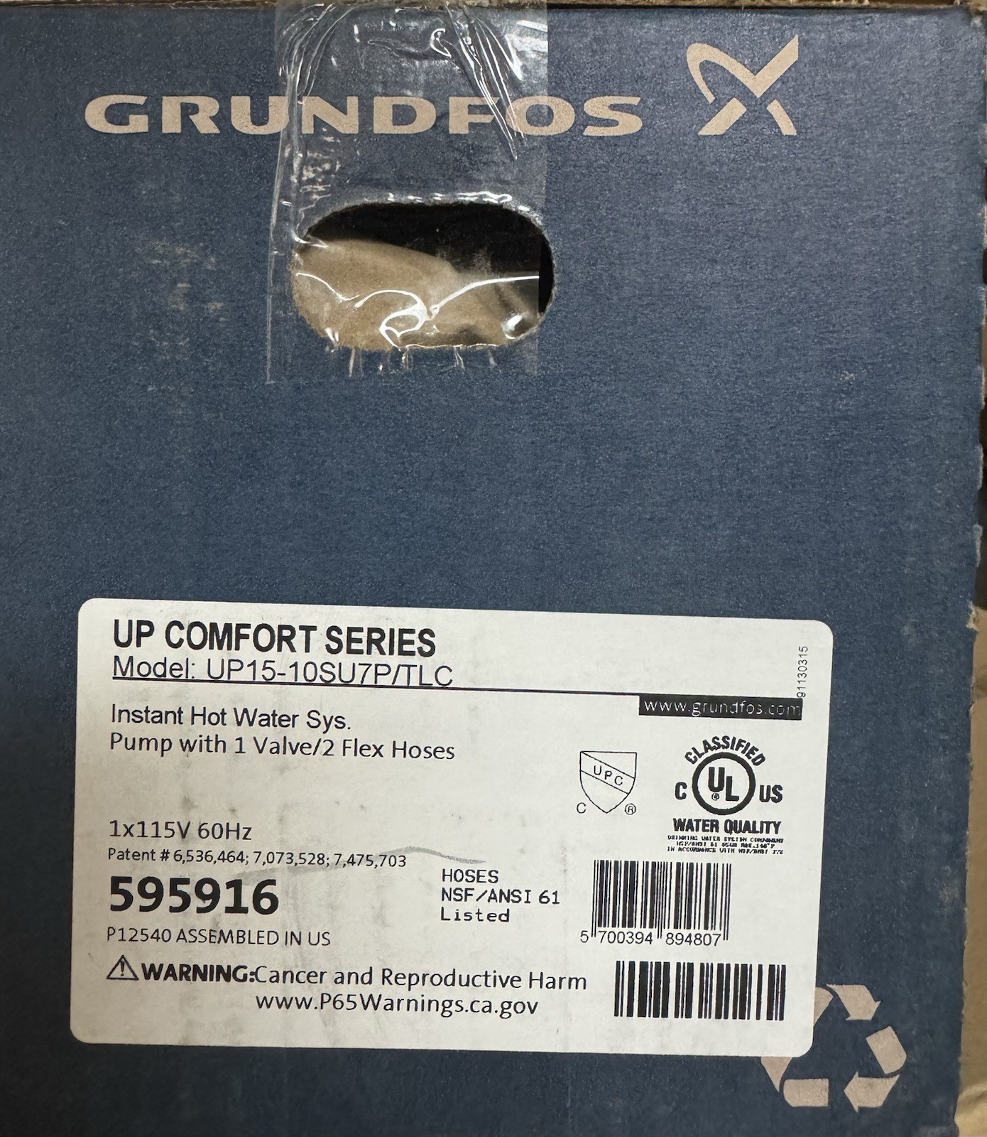 Grundfos 3/4