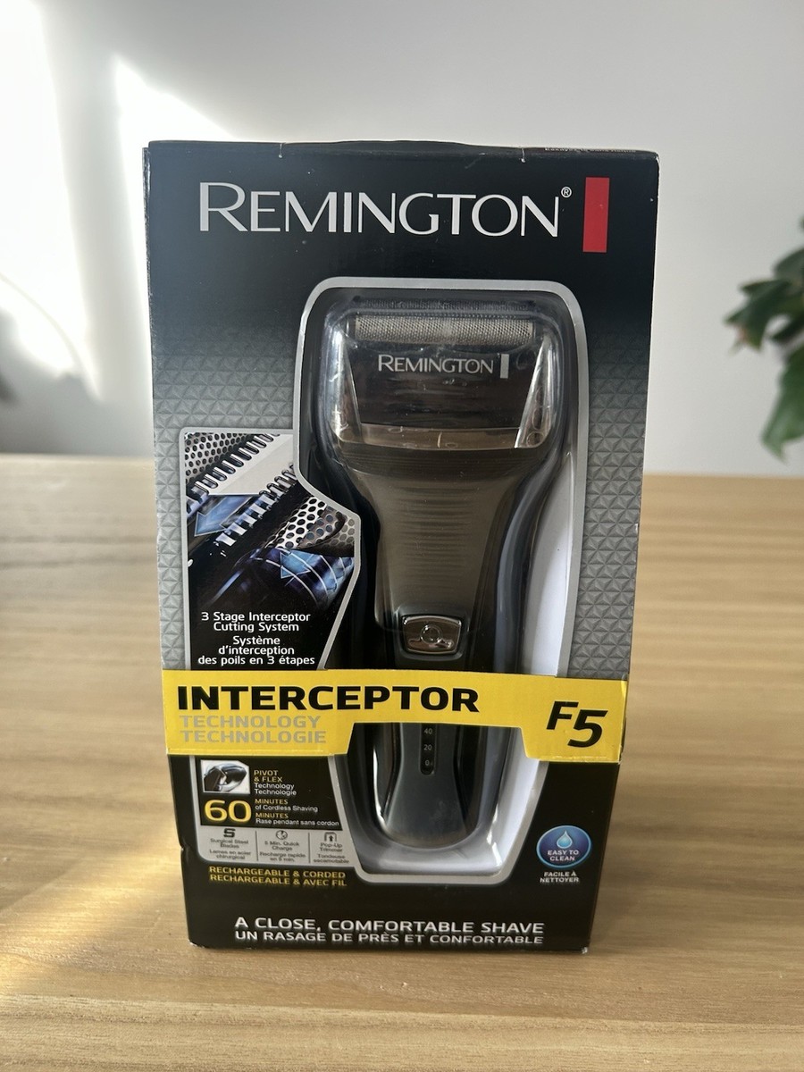Remington F5 インターセプター 電気シェーバー 新品未使用 Remington F5 Power Series F5-5800B Shaver with Intercept Shaving