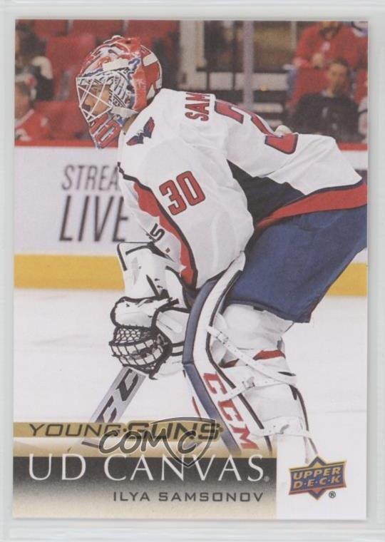 2018-19 Upper Deck UD Canvas Young Guns Ilya Samsonov #C227 8hk
