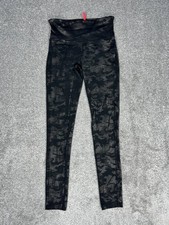 Spanx Leggings Womens Medium Multicolor Camouflage Mid Rise Running Athleisure
