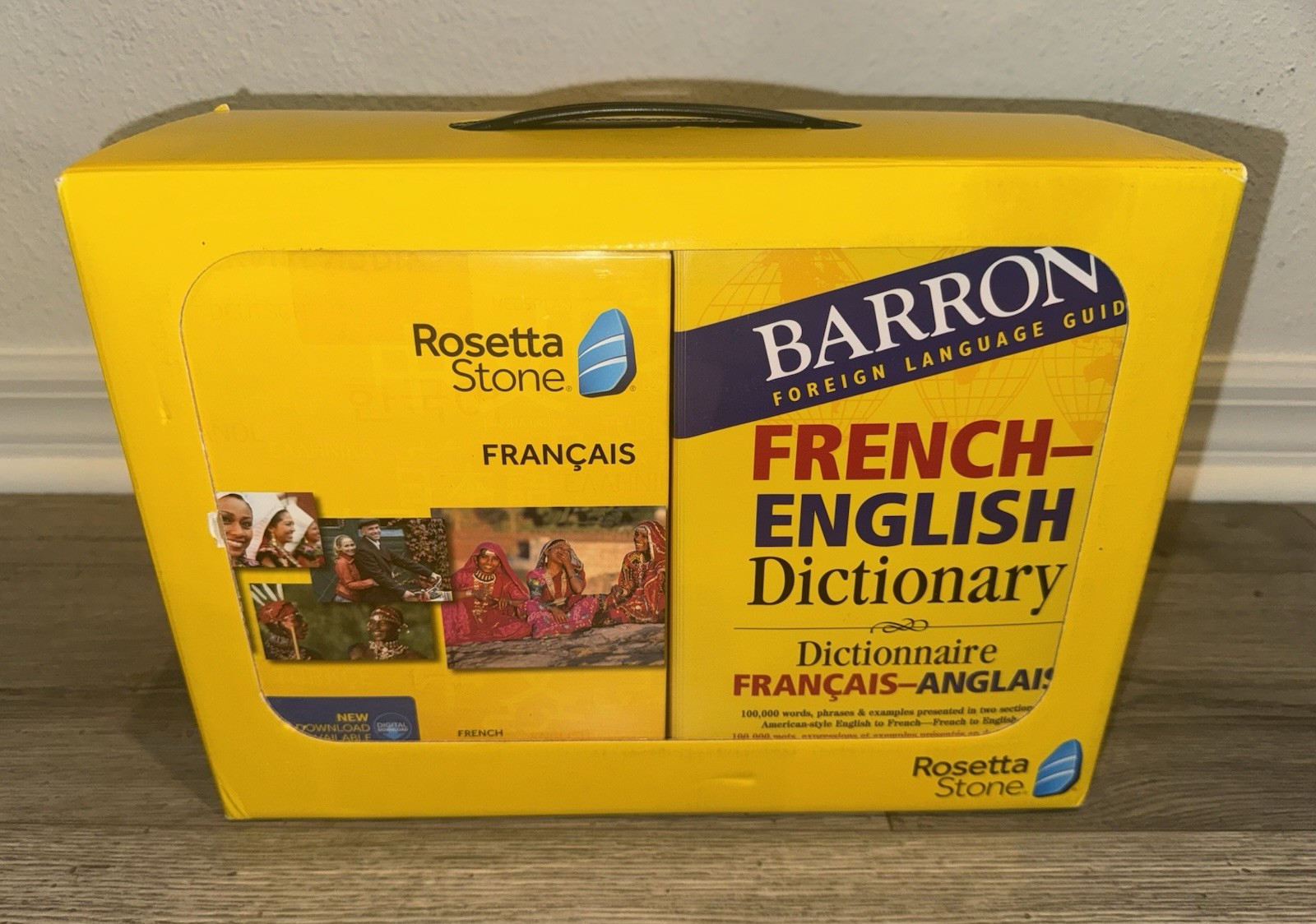 Rosetta Stone Complete French Level 1-5 Set, New, Headphones Included