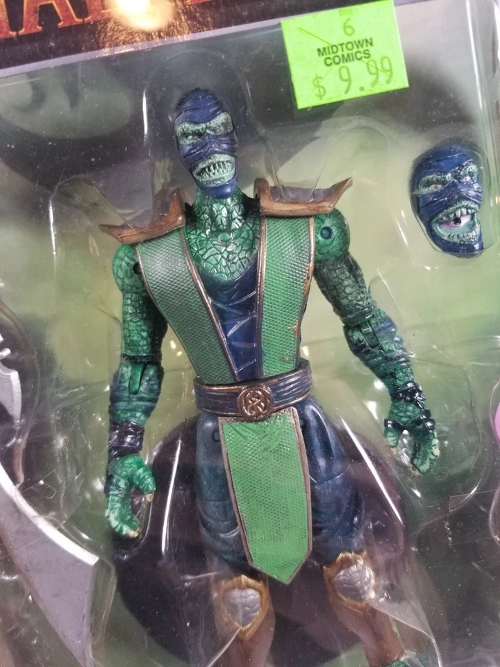 Mortal Kombat 复制品可动人偶少林僧侣 * 新 * Jazwares 2006 全新带盒 - 罕见 — 第 3/4 张图片