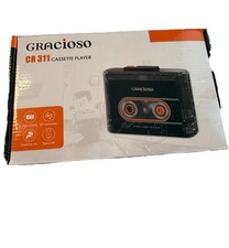 Gracioso CR-311 Cassette Player Headphones Internal Battery C-Charger Bluetooth