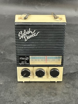 Vintage 1987 Pollenex Splash Dance AM/FM Shower Radio Model SR1