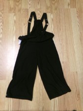 Dance Pre-Owned Costume Medium Child Black Kelle Jazz Tap Romper/overalls