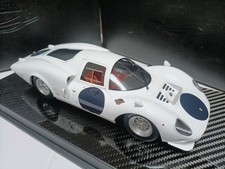 YY 1 18 White Elephant Ferrari Le Mans Test Racing Model 365 P2 LM Test 1966