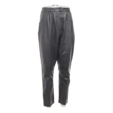 Echt Leder, Lederhose, Größe: 40, Grau, Einfarbig, Herren #5Hk