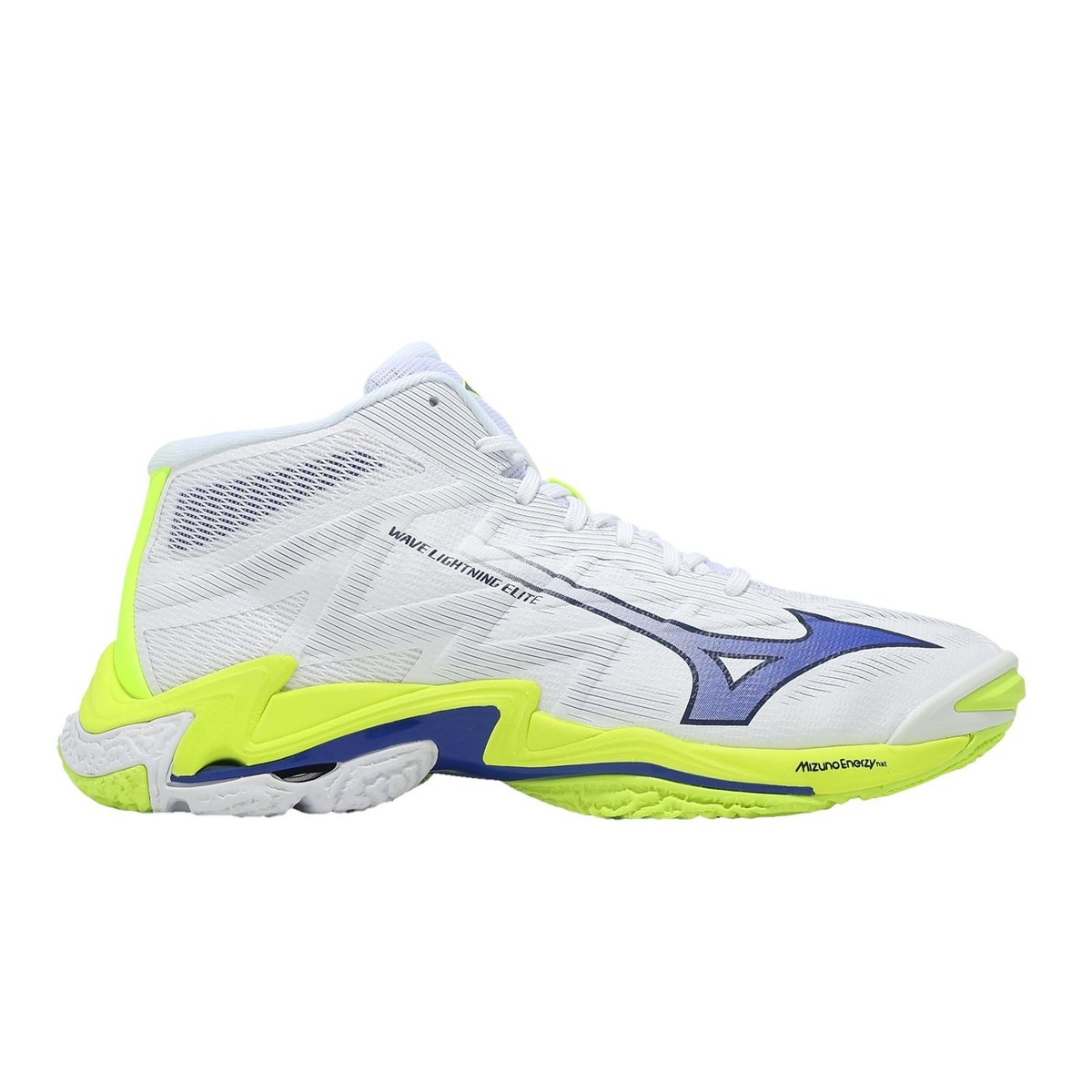Mizuno Wave Lightning Elite White Blue Volt Men Volleyball Shoes
