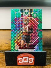 2023 Panini Mosaic Mosaic Green #319 Emmanuel Forbes RC Commanders F28