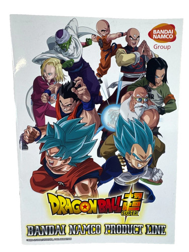 Dragon Ball Super Bandai S.H.Figuarts Promo Brochure Fold-Out Namco DBS