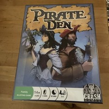 Pirate Den Family Bluffing Board Game by Crash Games Card