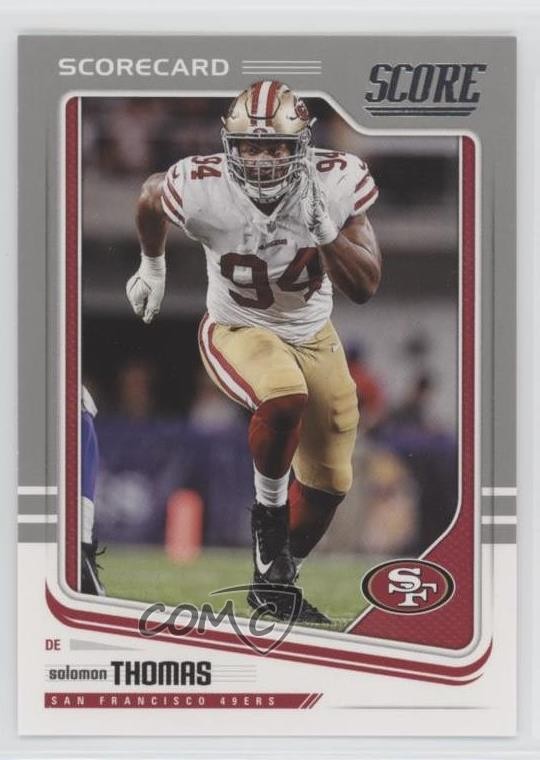 2018 Score Scorecard Solomon Thomas #288 uu6