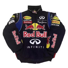 Red Bull F1 Racing Jacket Bomber Embroidered and Quilted Inside