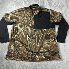 Magellan Outdoors Adventure Gear 1/2 zip Shirt Mens 3XL Realtree Max 5 Camo