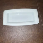 PYREX Vintage White Milk Glass Butter Dish Bottom Base Only Replacement Piece