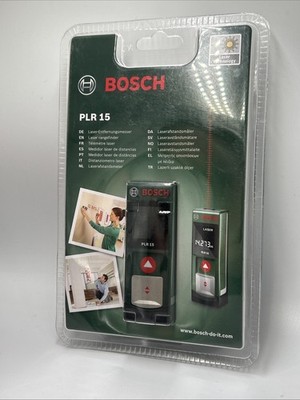 Bosch PLR 15 Laser-Entfernungsmessgerät (versiegelt)