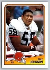 Mike Johnson 1988 Topps #96 Cleveland Browns Football Card