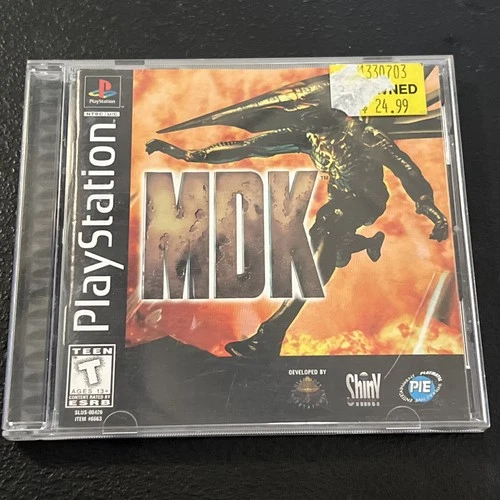 MDK (Sony PlayStation 1, 1997) PS1 Tested & Works Complete W/ Reg Card Games