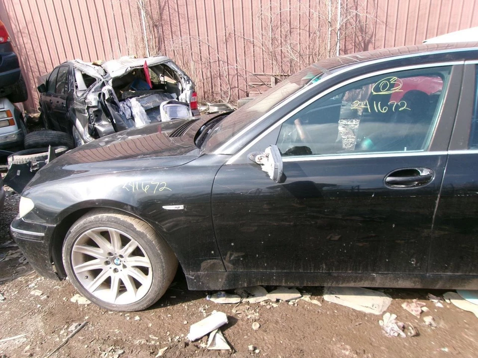 Passenger Front Door Single Pane Glass Fits 02-05 BMW 745i 1587454 Foto 4 de 4