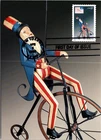 Dr Jim Stamps Maximum Card 23C Uncle Sam Folk Art First Day Issue Back Cachet