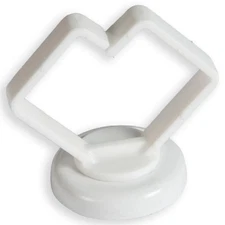 Rack-A-Tiers Mag Daddy Magnetic Cable Holder White 1In 10Pk