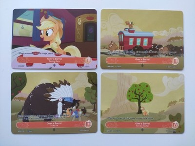BP01-C37-40 - Over a Barrel I-IV - Full Set - TCG - English - My Little Pony