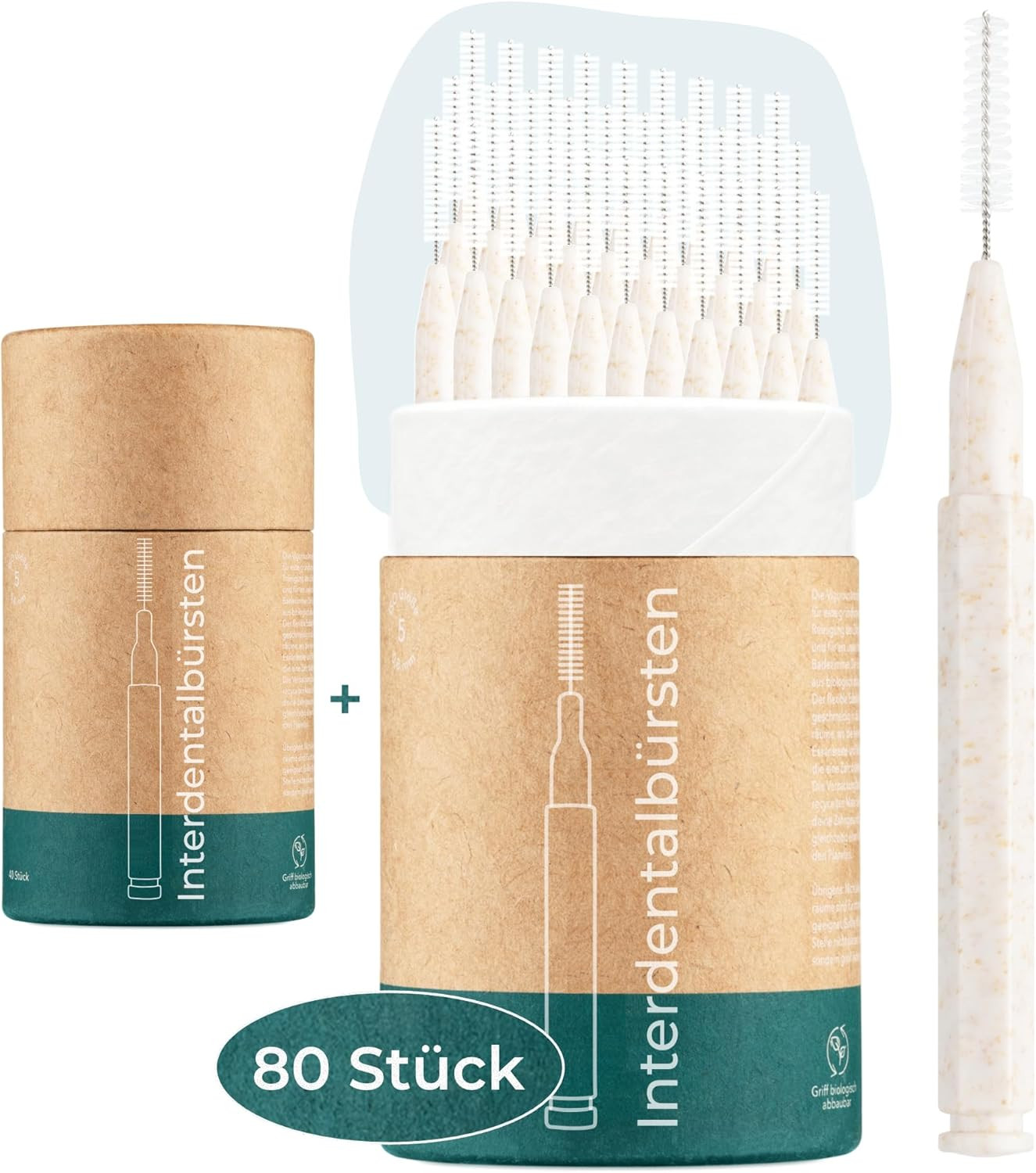 Brossettes interdentaires durables VIGOROUS en nylon souple ISO 4 éliminant la plaque dentaire