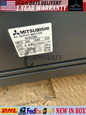 Mitsubishi HC453BS AC Servo Motor 3000rpm 156V 20A 4.5kW Brake, Absolute Encoder
