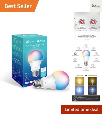 New Bulb, Full Color Changing Dimmable Smart WiFi Light Bulb Compatible with ...