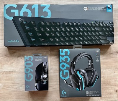 Logitech Gaming Headset G935, Tastatur G613 und Gaming Maus G903 im Set, in OVP