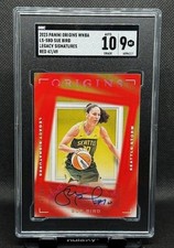 2023 PANINI ORIGINS WNBA SUE BIRD LEGACY SIGNATURES RED 47/49 #LS-SBD SGC 9