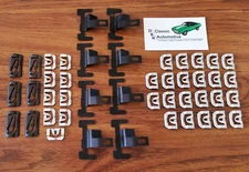 Front + Rear Window Molding Clips Camaro Firebird 67 68 69 Plus Lowers trim clip