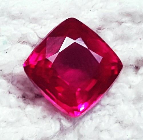 3.75 Ct Unheated Untreated Natural Red Ruby Certified Loose Gemstone P62 - Picture 2 of 6