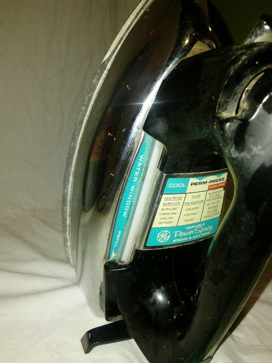 衣類ケア家電 GE Steam and Dry Iron Vintage GE Self Cleaning Spray Steam and Dry Iron | eBay