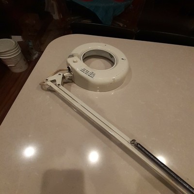 Vintage LTS Magnifier Lamp Light Swingarm Hobby Industrial ...