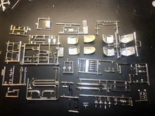 1/25 Chrome Model car parts Bumpers Exhaust Customizing , Kit Bashing , Junkyard