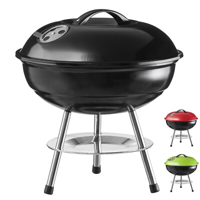 MICRO BBQ Holzkohlegrill Kugelgrill Campinggrill Tischgrill Edelstahl Kompakt