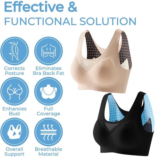 Super Gather Bra,Wireless Push-Up Bra, Lifting Anti-Sagging Wireless Push Up Bra - Picture 5 of 12