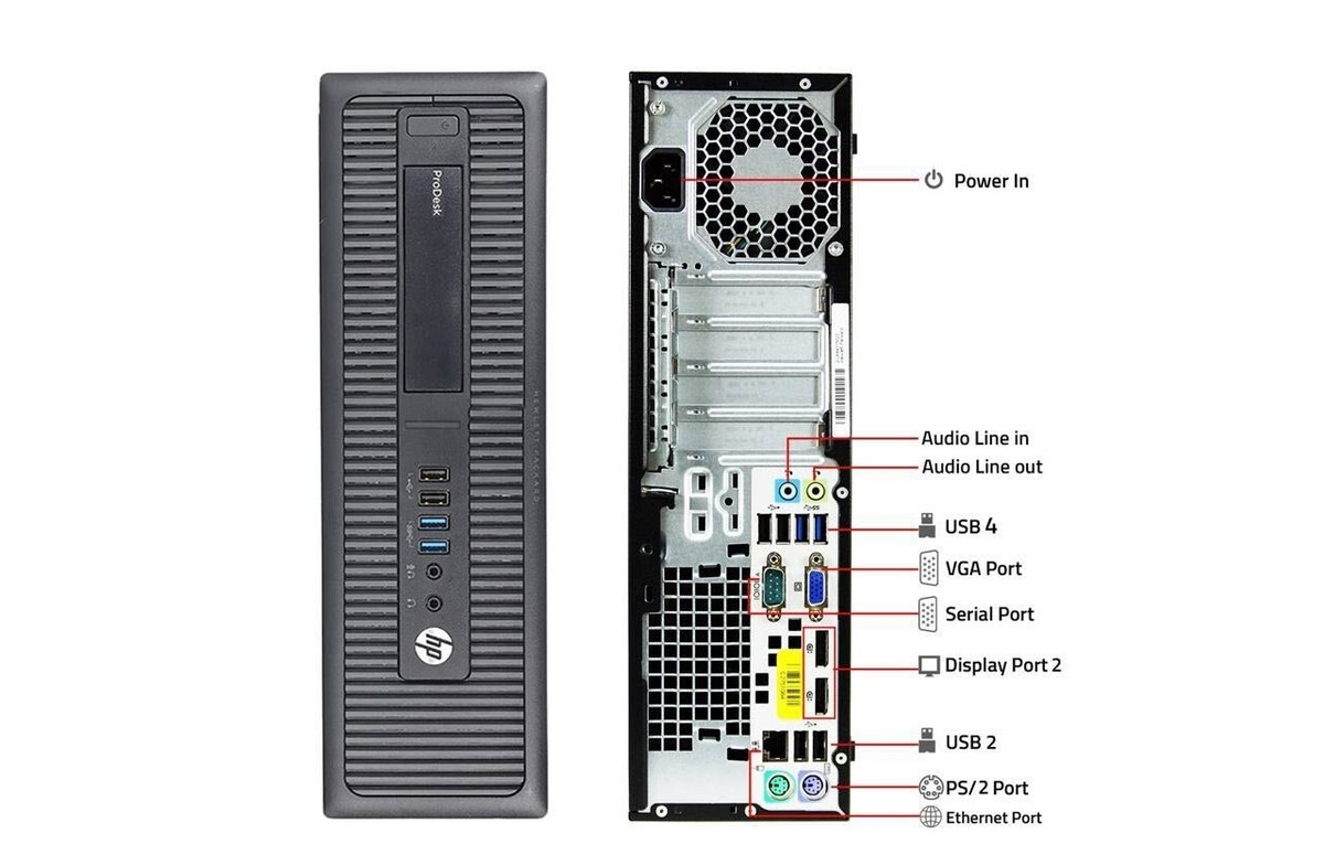 HP EliteDesk 800 G1 SFF Desktop/ i7- 4790 CPU @ 3.40GHz 16GB RAM 