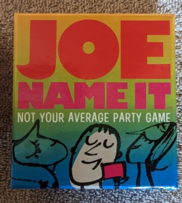 Joe Name It Not Your Average Party Game By Gamewright 2011 Excellent Condition 