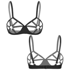 Womens Top Nightclub Bra Push Up Bras Underwired Underwear Lingerie Nightwear