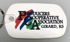 Girard KS Producers COOP CO-OP Kansas Farming Ag Farm Farmer Keychain Key Ring
